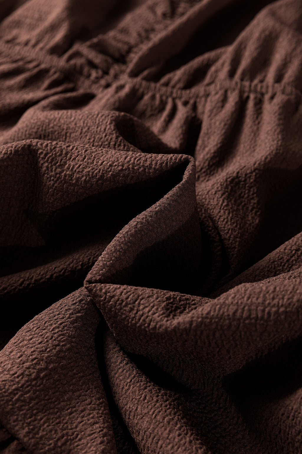 Camel Corduroy Buttoned Long Sleeve Mini Dress