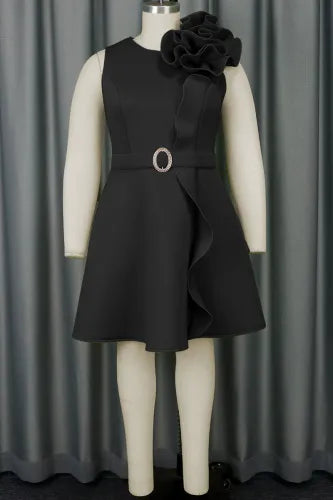 The Midnight Bloom Cocktail Dress