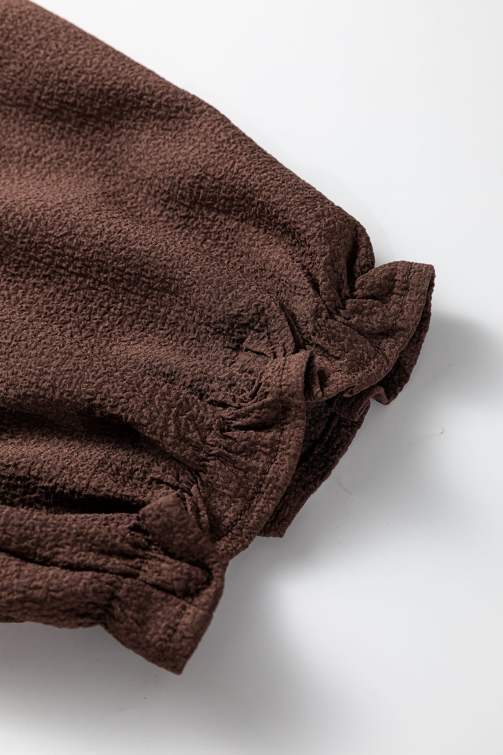 Camel Corduroy Buttoned Long Sleeve Mini Dress