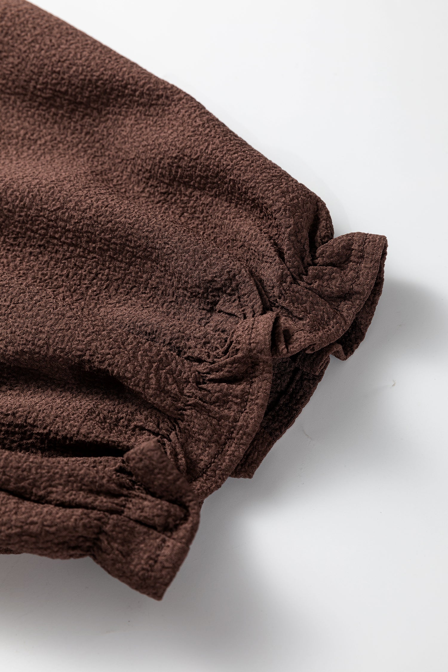 Camel Corduroy Buttoned Long Sleeve Mini Dress